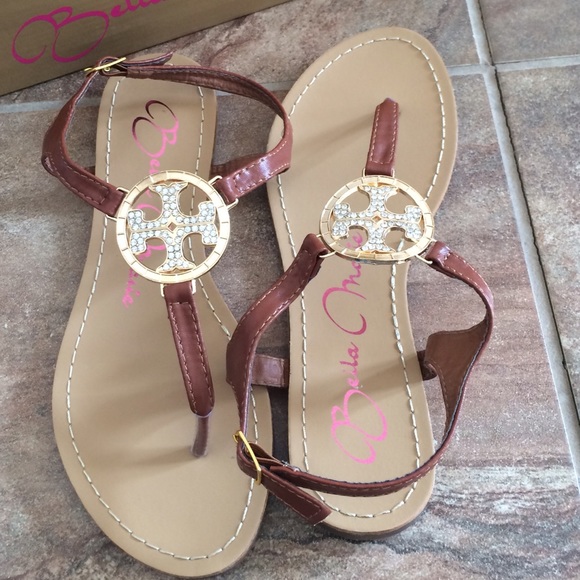 Bella Marie brown sandals - Picture 4 of 4