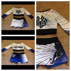 ONCE IN LIFETIME CHEER ATHLETICS PANTHERS UNIFORM