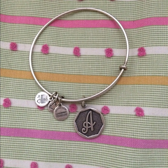 Alex and Ani "a" bracelet