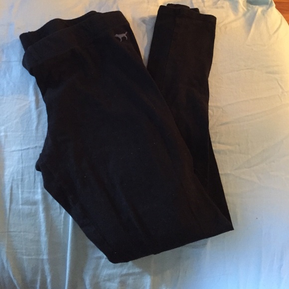 Victoria's Secret Pink black spandex