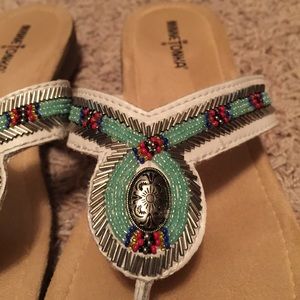 Minnetonka Beaded sandals