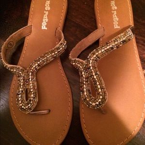 Beaded sandals