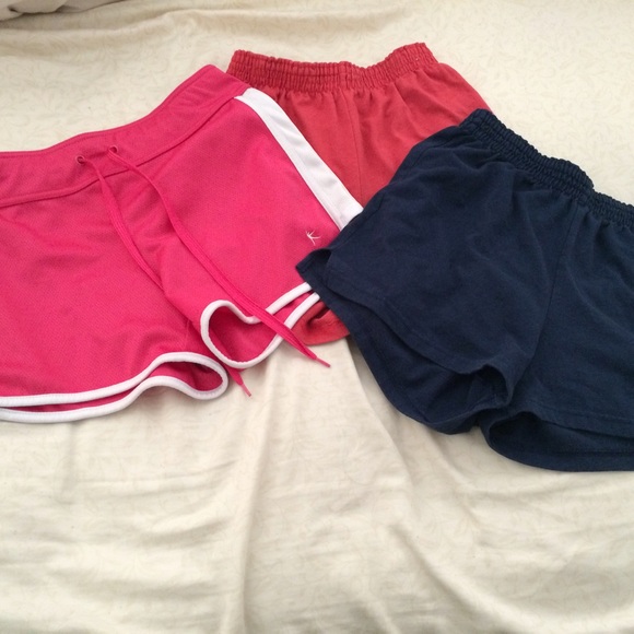2 small soffee shorts, 1 small danskin shorts