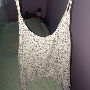 Brandy Melville crop floral tank
