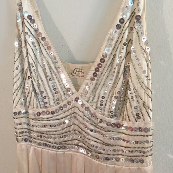 Guess silk embroidered mini-dress - Picture 2 of 4