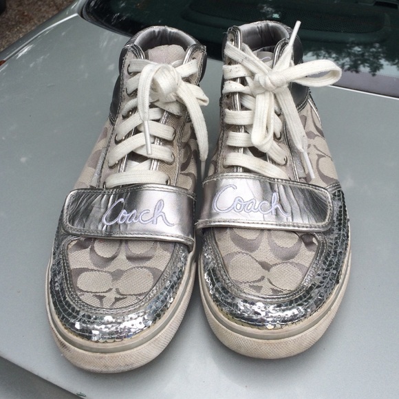 Women's Coach Shoes sequin sparkle