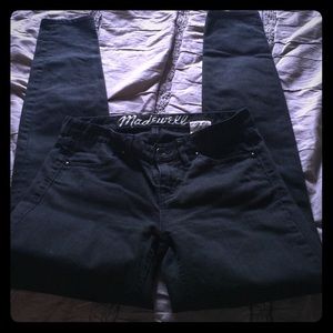 Madewell black skinny jeans