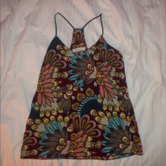 Spaghetti strap racer back top