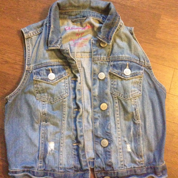 Aeropostale Denim Vest