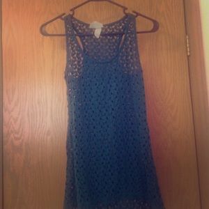 Cute green transparent tank