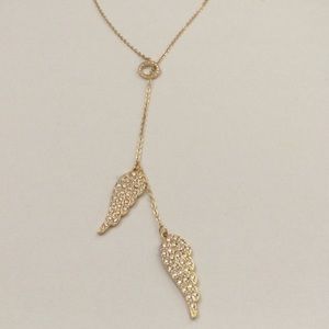 Victoria's Secret Pavè Angel Wing Necklace