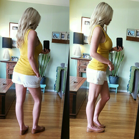 RESERVED Mustard Yellow Tank - Picture 2 of 3