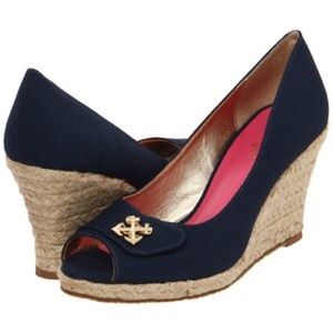 LILLY PULITZER Resort Chic Critter Wedge