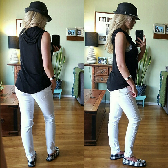 RESERVED Slinky Soft Sleeveless Hoodie - Picture 2 of 3