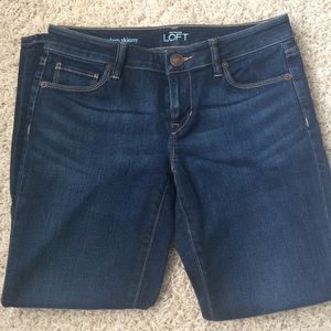 LOFT modern skinny ankle jeans