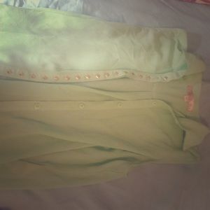 Cute green blouse