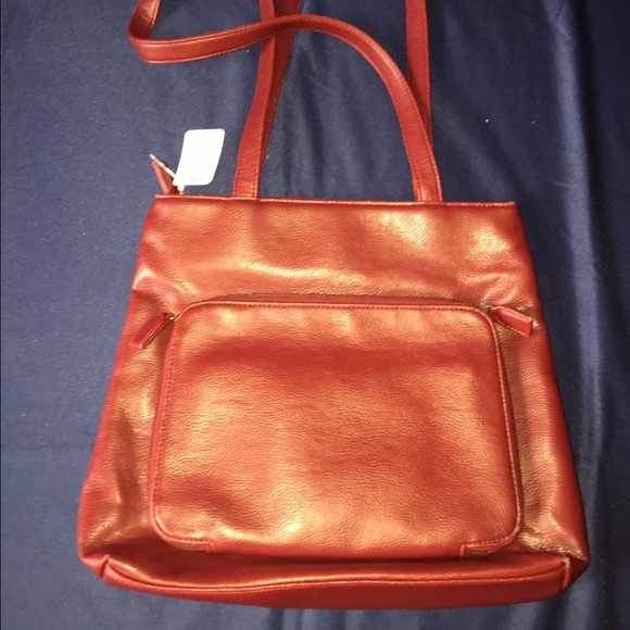 Vintage bag and burgundy