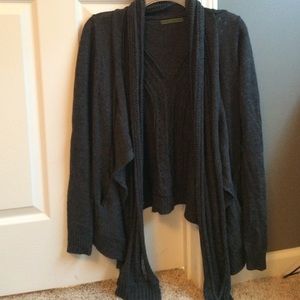 VERY nice grey cardigan