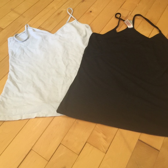 Black and grey tank tops