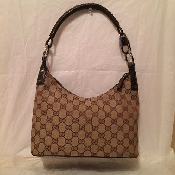 ❌SOLD❌Authentic Gucci Signature GG Hobo