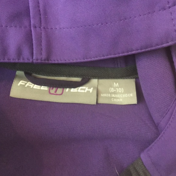 Purple rainjacket - Picture 2 of 2