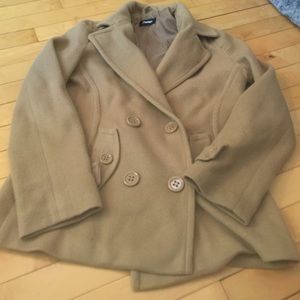 Tan pea coat