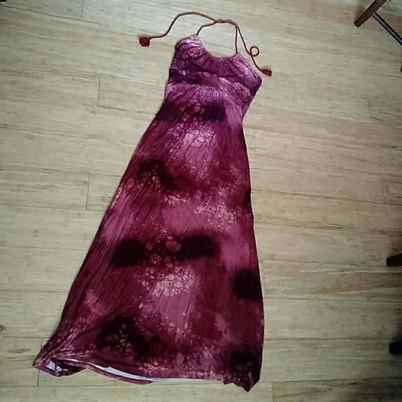 Halter maxi dress
