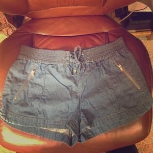 Forever 21 Chambray Shorts, Medium