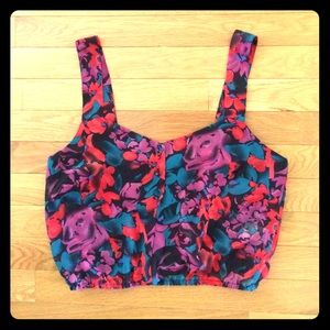 Urban Outfitters Reformed floral print crop top