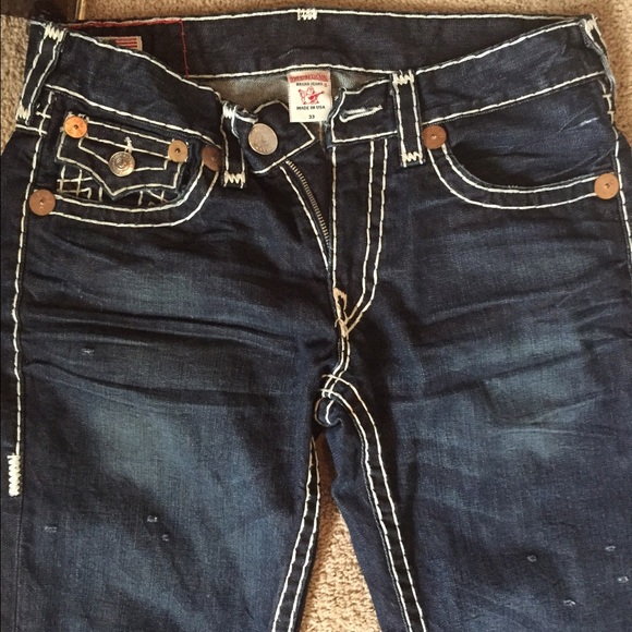 Never worn true religion jeans mens 33