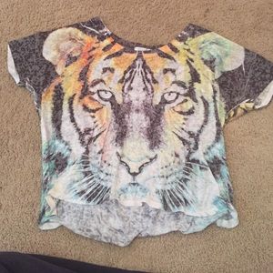 Rainbow tiger shirt