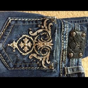 Miss me dark washed skinny jeans