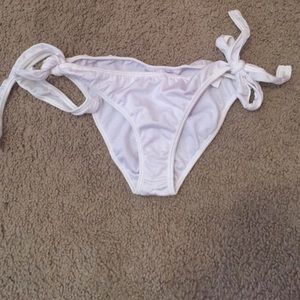 Size small white bathing suit bottoms