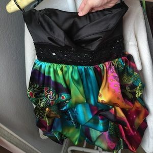 Colorful homecoming dress