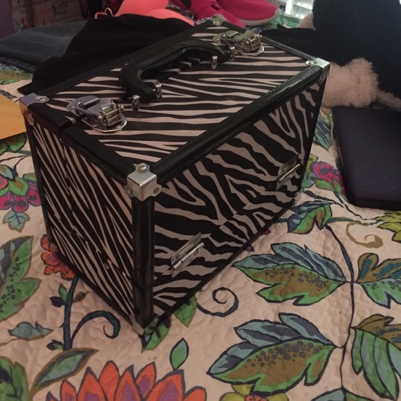 Zebra make up box/organizer