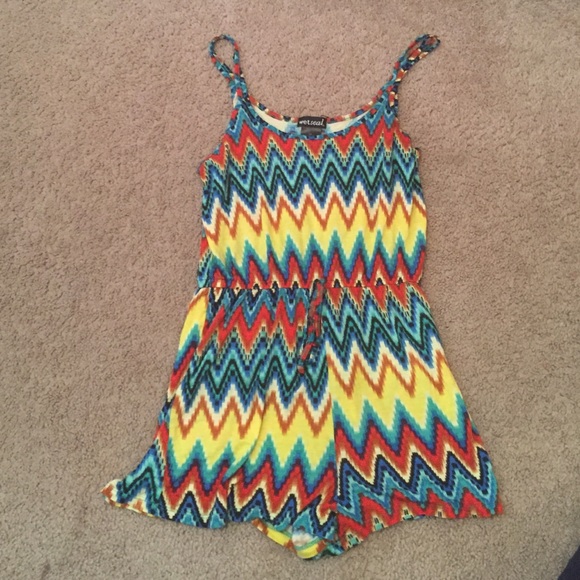 Wet seal romper