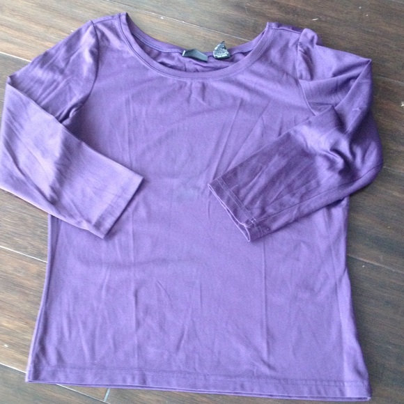 *DONATED*Purple spandex like top
