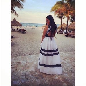 Alice and Olivia beautiful black and white dress