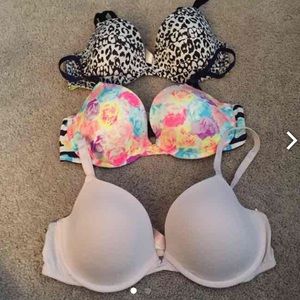 36C VS pink bra bundle