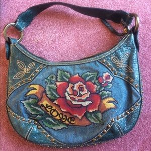 Isabella Fiore denim  handbag