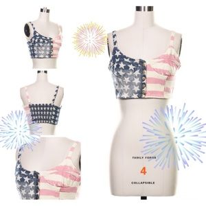🇺🇸 American flag bustier 🇺🇸