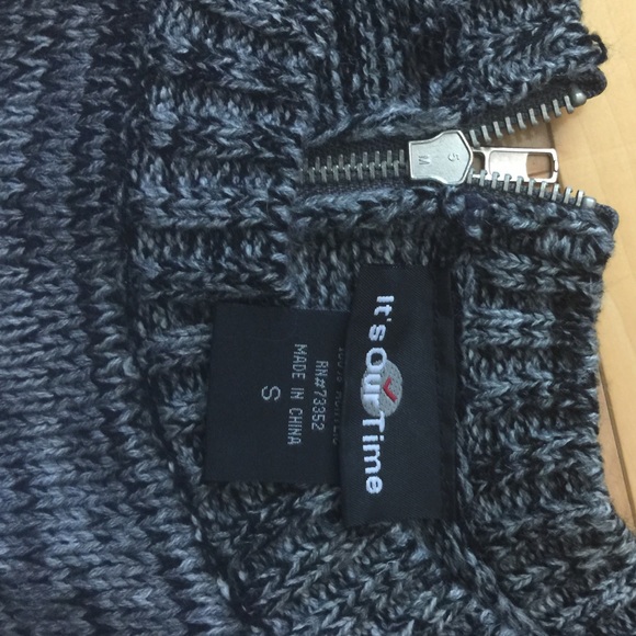 Grey and black fitted dress - Picture 2 of 2