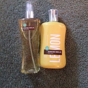 Bath and body works lemon vanilla