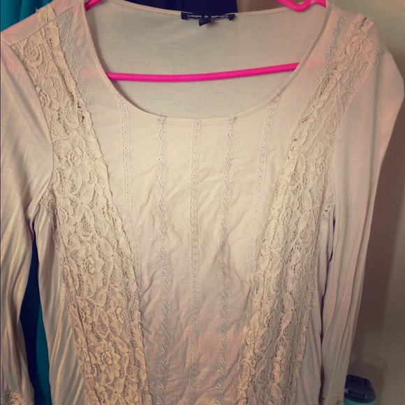 Cable & Gauge lace Top