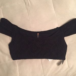 off the shoulder bikini top