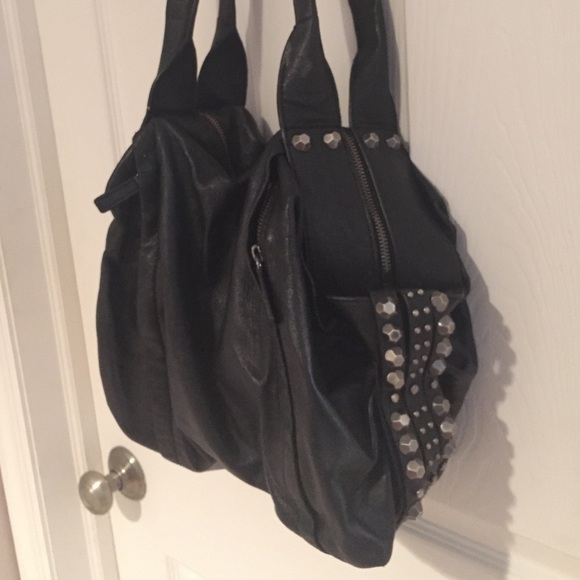 Black studded BCBG bag