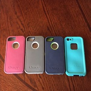 Bundle of iPhone 5 cases