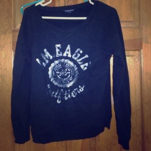 Navy Blue American Eagle sweatshirt
