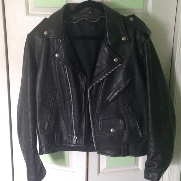 Real Leather Moto Jacket