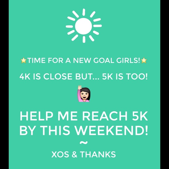 ♥︎NEW FOLLOW GOAL FOR ME. ❺K! Help me do it!♥︎